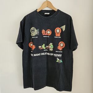 Vintage South Park Shirt Large The Many Deaths Of Kenny 1998